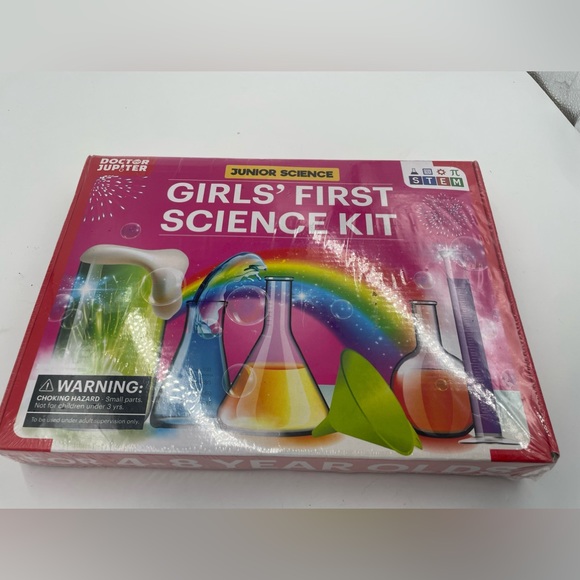 Doctor Jupiter Girls First Science Experiment Kit for Kids Ages 4-5-6-7-8